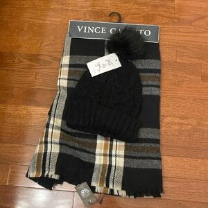 Scarf and hat